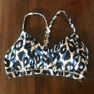 FLEO Leopard Print Sports Bra - M
